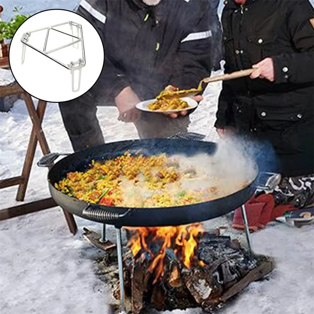 JSEIAJB Bbq Burner Stand Outdoor Camping Hiking Stove Rack Ultralight Folding Pot Burner Stand Burner Stand