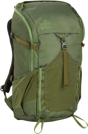 Kelty Asher Day Hiking Pack, 18-85 Liter Capacity, Hiking, Backpacking, Travel Pack, Internal Frame 2023 Model (35L Winter Moss)