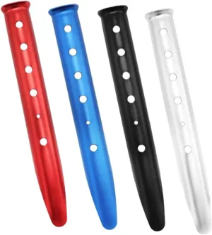 KESYOO 4pcs Heavy Duty Tent Stakes Shaped Ground Pegs for Camping Beach and Garden Use Tarp Spikes for Secure Outdoor Setup