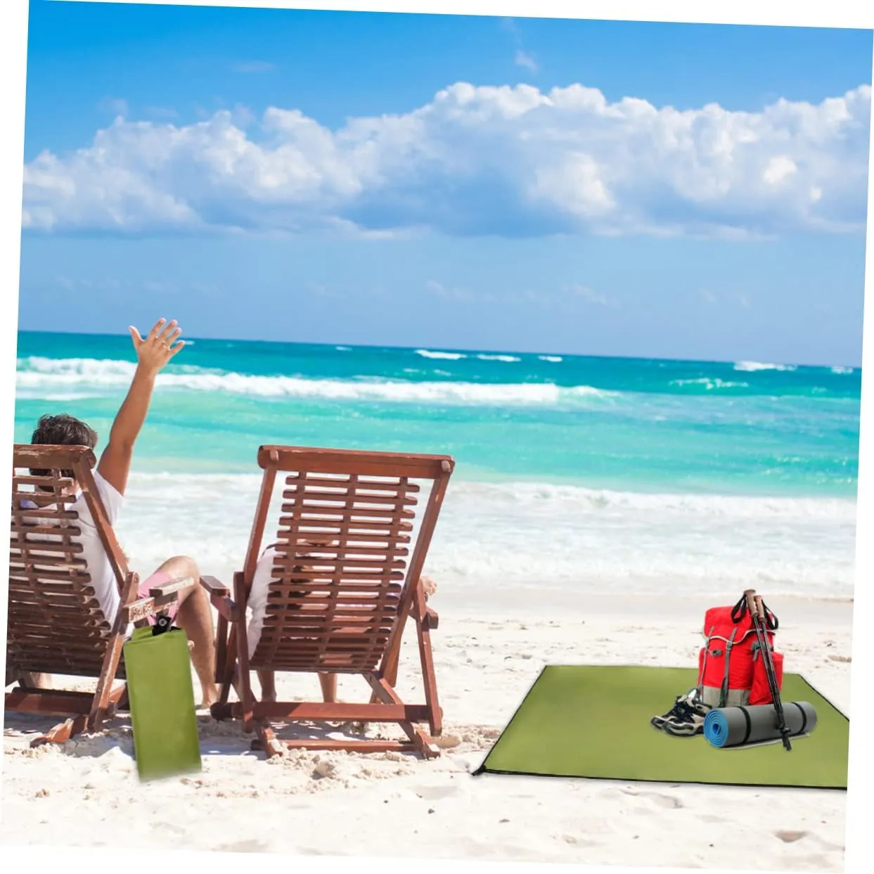 KESYOO Camping Mats for Tents Oxford Cloth Mat -Proof Portable Outdoor Blanket