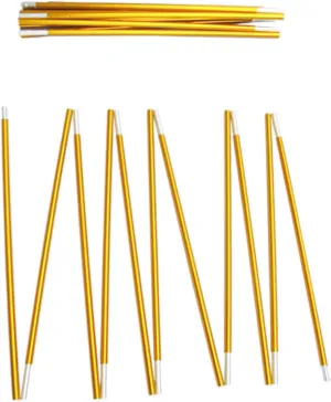 KESYOO Tent Poles Camping Lightweight Elastic Canopy Foldable Support Outdoor Portable Hiking Stake Anti-Over