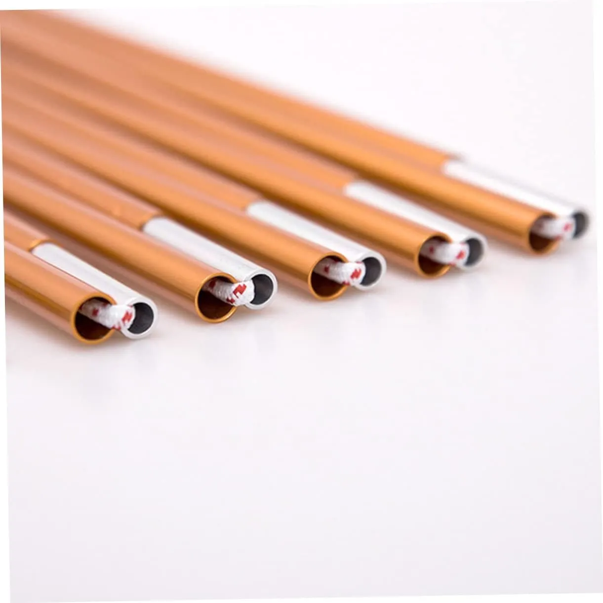 KESYOO Tent Poles Camping Lightweight Elastic Canopy Foldable Support Outdoor Portable Hiking Stake Anti-Over