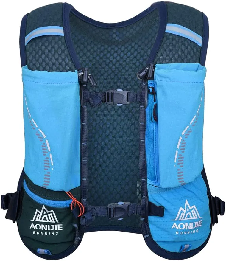 Kids Hydration Backpack with 250mL Water Bladder Lightweight Hydration Pack Vest for Hiking Camping Cycling Running