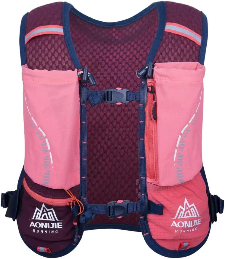 Kids Hydration Backpack with 250mL Water Bladder Lightweight Hydration Pack Vest for Hiking Camping Cycling Running