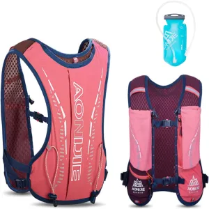 Kids Hydration Backpack with 250mL Water Bladder Lightweight Hydration Pack Vest for Hiking Camping Cycling Running