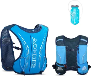 Kids Hydration Backpack with 250mL Water Bladder Lightweight Hydration Pack Vest for Hiking Camping Cycling Running