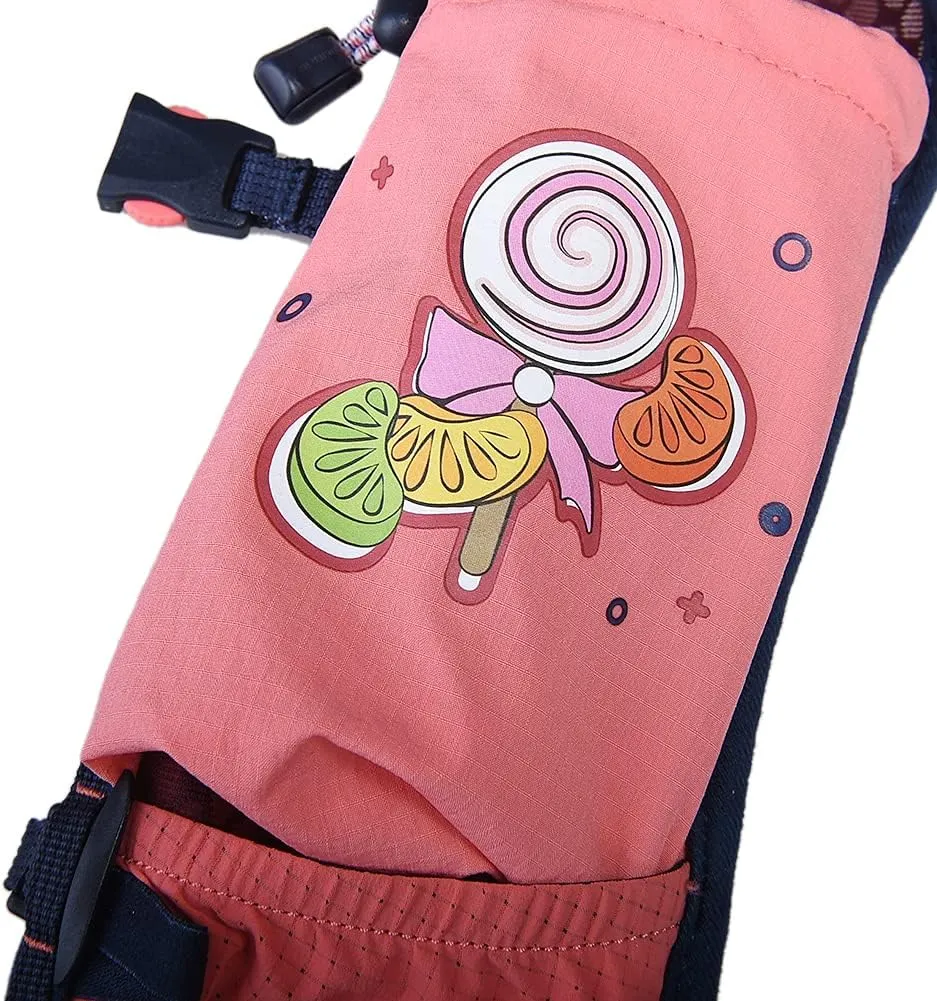 Kids Hydration Backpack with 250mL Water Bladder Lightweight Hydration Pack Vest for Hiking Camping Cycling Running