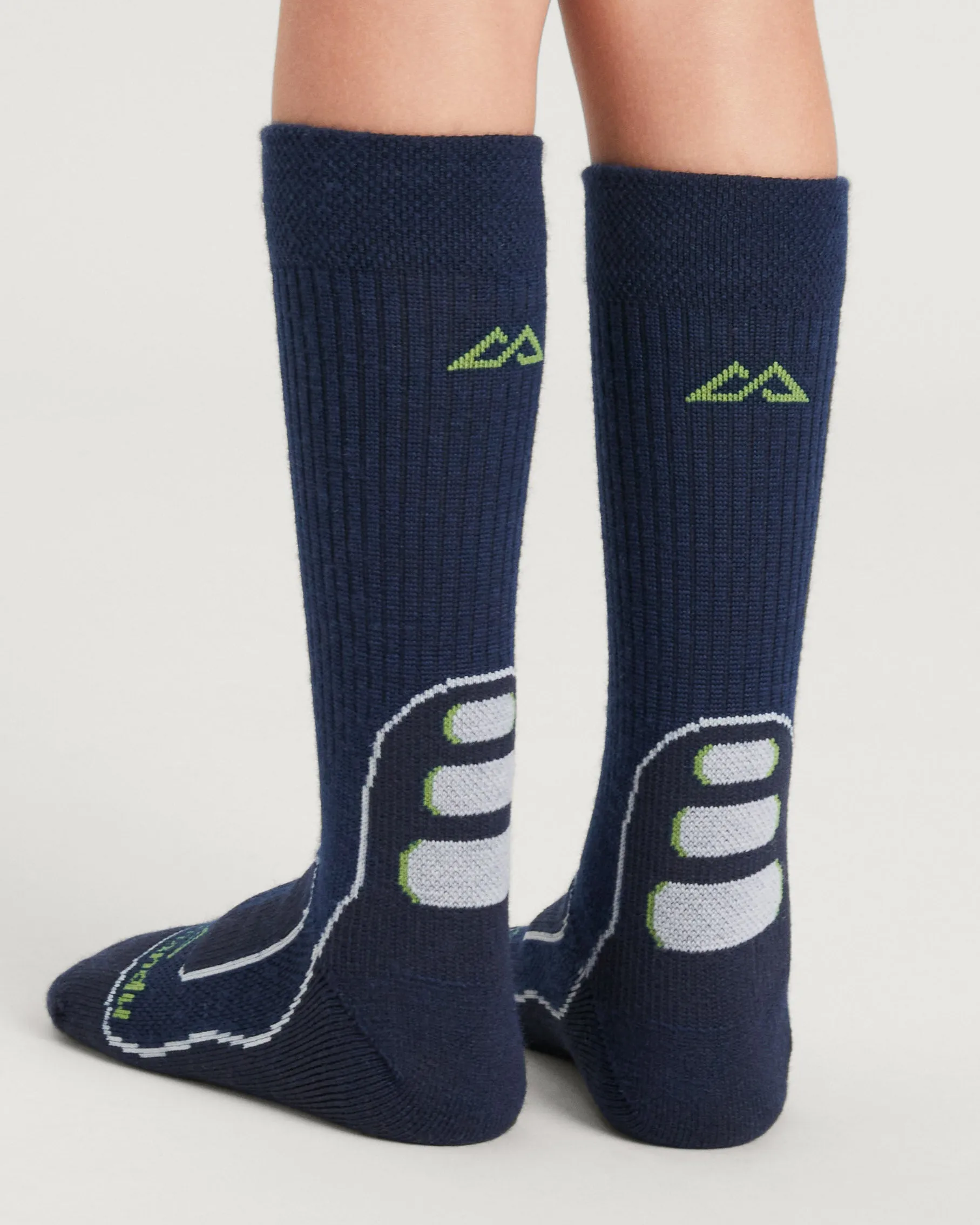 Kids' NuYarn Ergonomic Hiking Socks - Midnight Navy