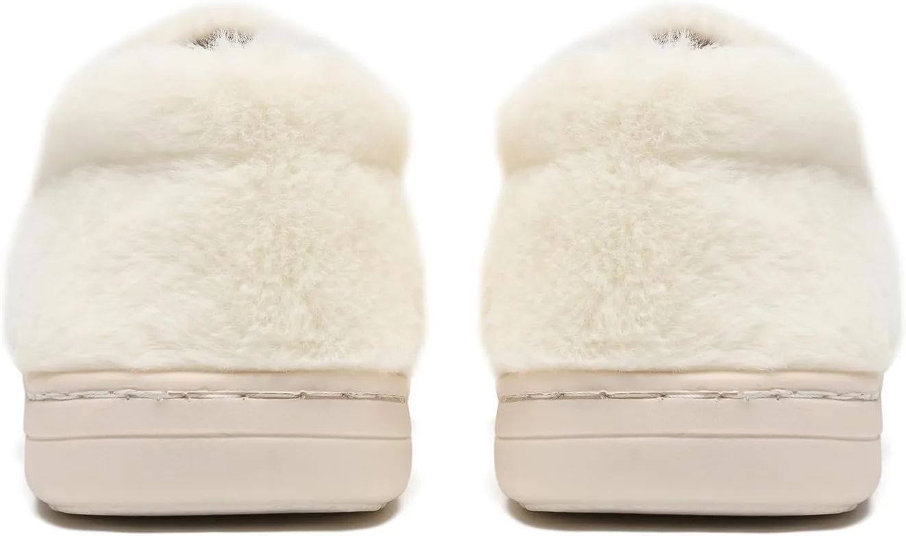 Kids Smile Face Slippers for Boys Girls, Cute Plush Fuzzy Toddler Infant Happy Face Slippers, Indoor Outdoor Non-slip Robber Sole with Memory Foam Warm Pillow House Shoes