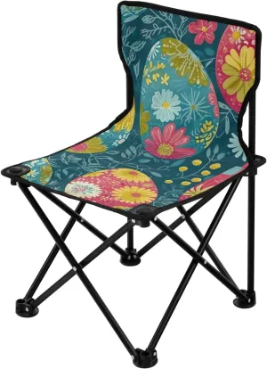 Kigai Folding Camping Chair Heavy Duty Chair Ultralight Compact Portable Beach Chair for Outdoor Camp, Hiking, Travel, Beach, Sporting Event and Picnic, Easter Egg