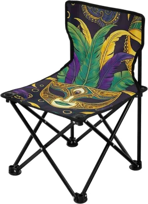 Kigai Folding Camping Chair Heavy Duty Chair Ultralight Compact Portable Beach Chair for Outdoor Camp, Hiking, Travel, Beach, Sporting Event and Picnic, Mardi Gras