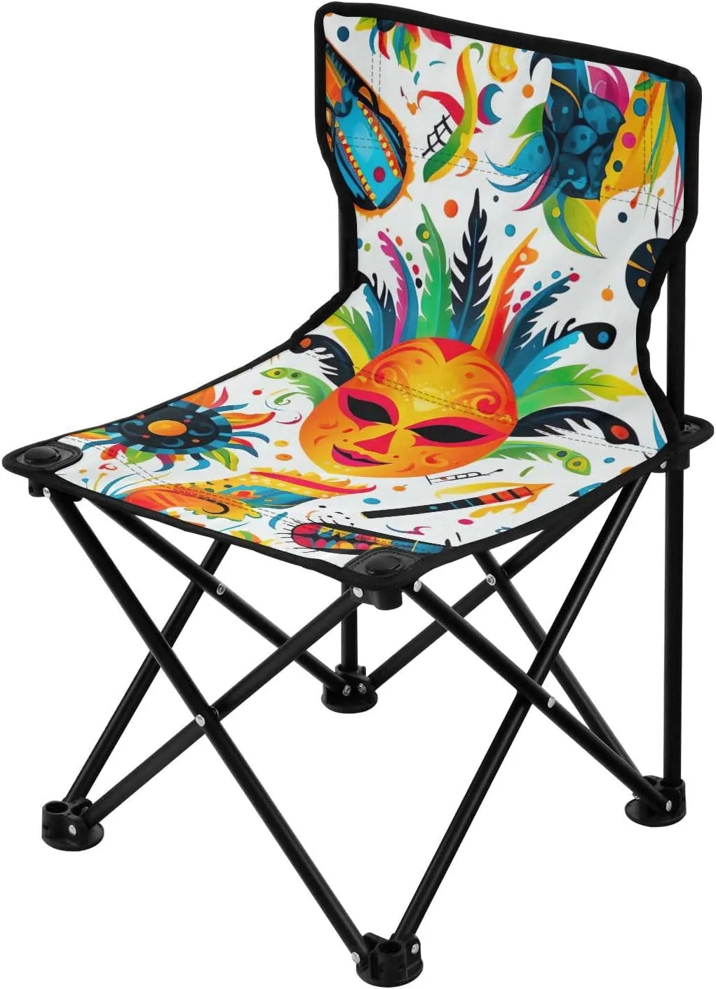 Kigai Folding Camping Chair Heavy Duty Chair Ultralight Compact Portable Beach Chair for Outdoor Camp, Hiking, Travel, Beach, Sporting Event and Picnic, Mardi Gras