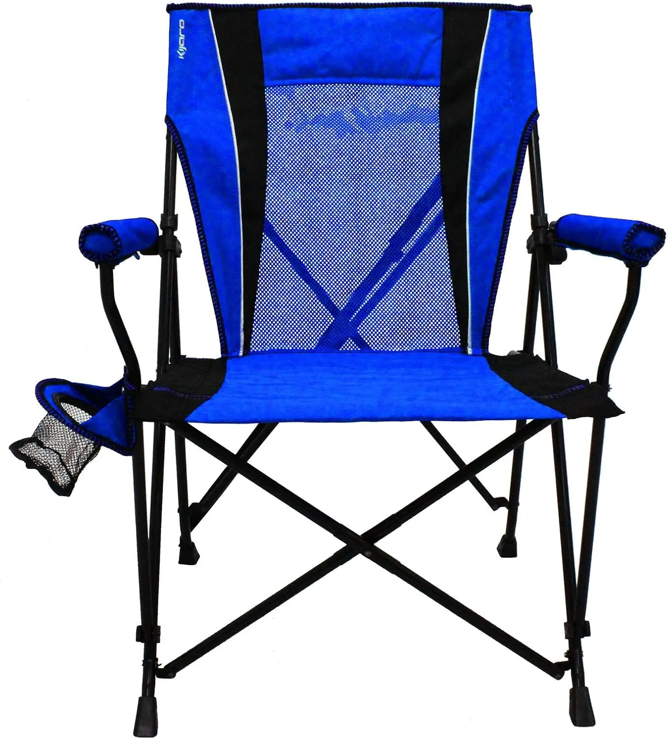 Kijaro Enjoy Versatile Folding Sports, Outdoor Chair & Lawn Chair, Dual Lock Feature, Maldives Blue (Hard Arm)