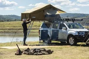 Kings Tourer Roof Top Tent ( Fold out Tent) EX DEMO