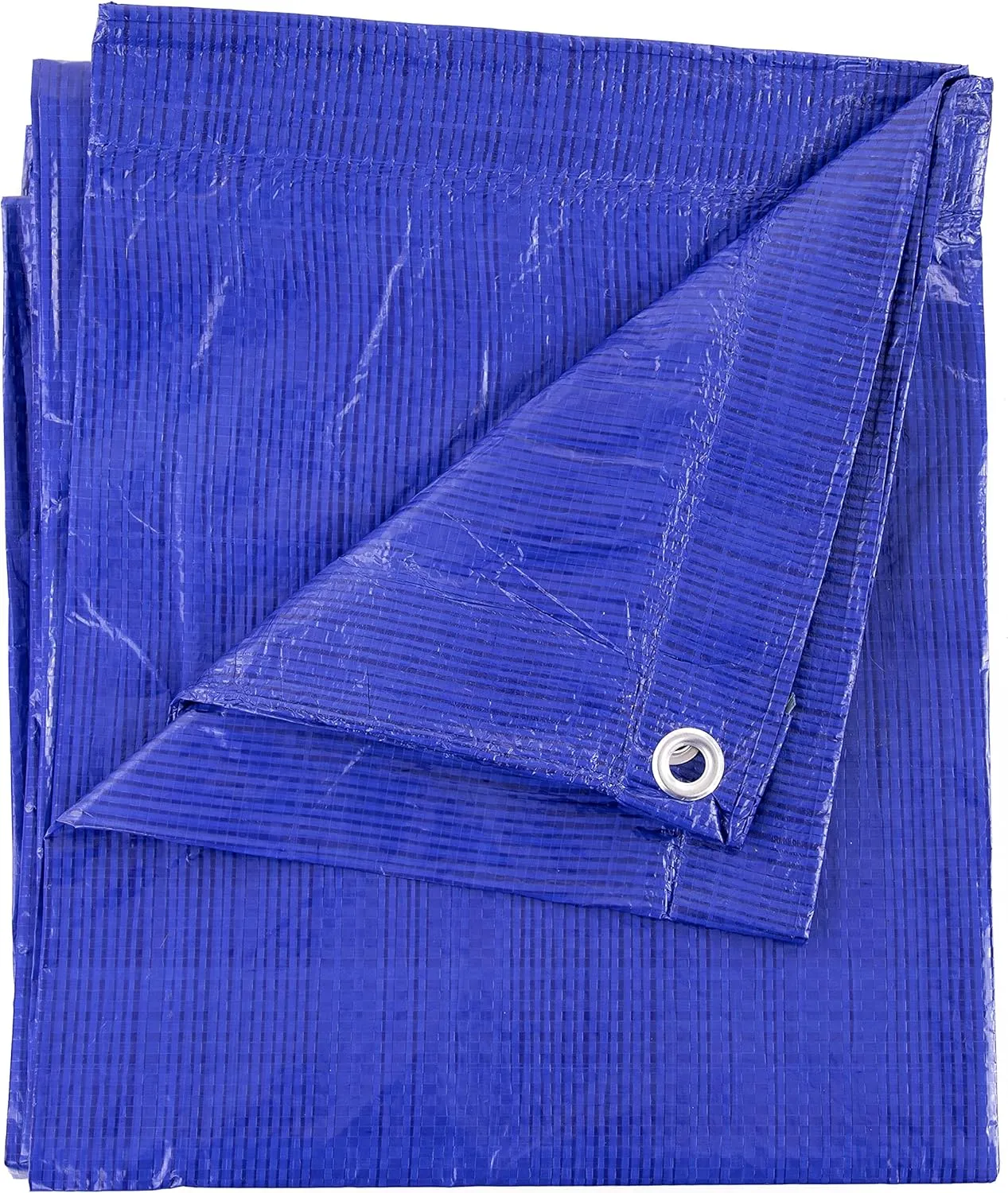 Kotap 10 x 22 Ft. All-Purpose Multi-Use Protection/Coverage 5-mil Poly Tarp, Waterproof, Blue, (TRA-1022)