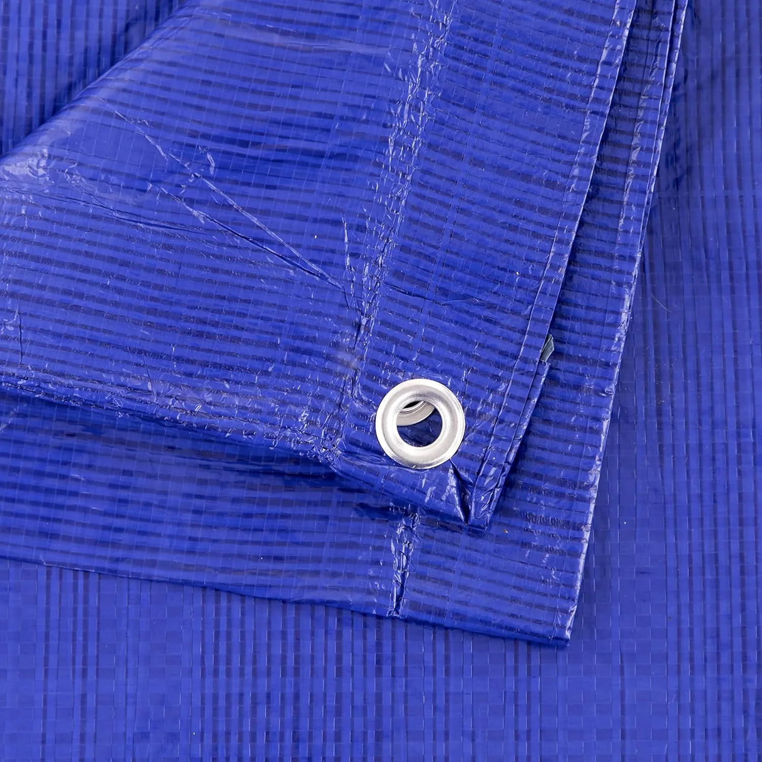 Kotap 10 x 22 Ft. All-Purpose Multi-Use Protection/Coverage 5-mil Poly Tarp, Waterproof, Blue, (TRA-1022)
