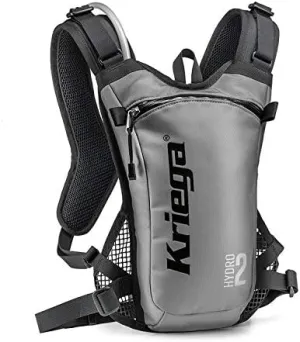 Kriega Hydro 2 Hydration Backpack Silver HYRUC2-S