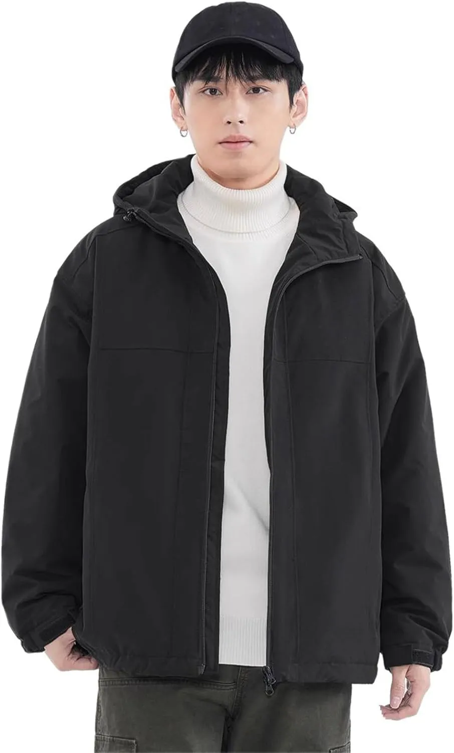 Lapel casual Coat men's spring and fall American retro aviator jacket