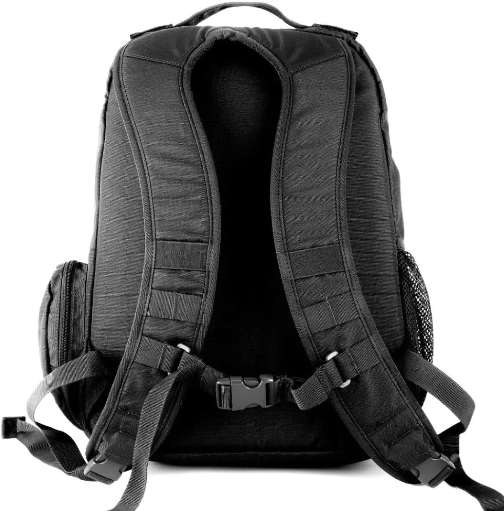 LAPG Commuter Backpack, Hydration Compatible Small Backpack - Black