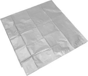Large Size Waterproof Tarpaulin Cover 12x12ft Heavy Duty Tarps Rainproof Protective Cover for Outdoor Camping Greenhouse