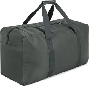 Large Travel Duffle Bag, 100L Gear Bag for Men and Women, Storage Bag Ideal for Overnight Camping and Weekend Getaways, Dark Gray