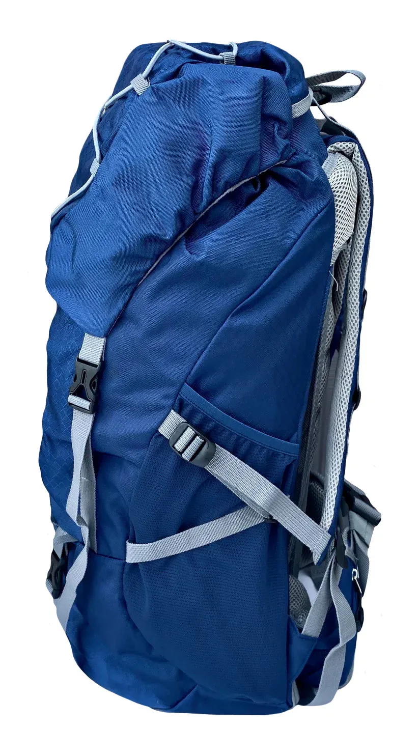 Ledge Kinetic 40 Liter Hiking Backpack (Blue)