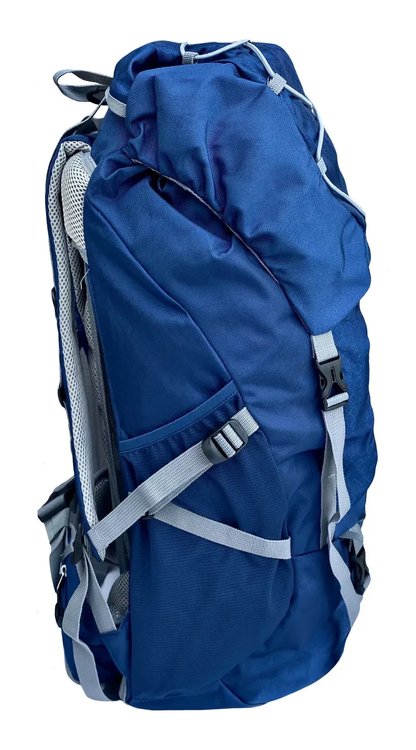 Ledge Kinetic 40 Liter Hiking Backpack (Blue)