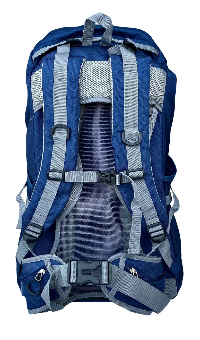 Ledge Kinetic 40 Liter Hiking Backpack (Blue)