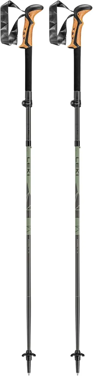 LEKI Khumbu FX TA Aluminum Collapsible Adjustable Lightweight Walking Poles for Trekking & Hiking