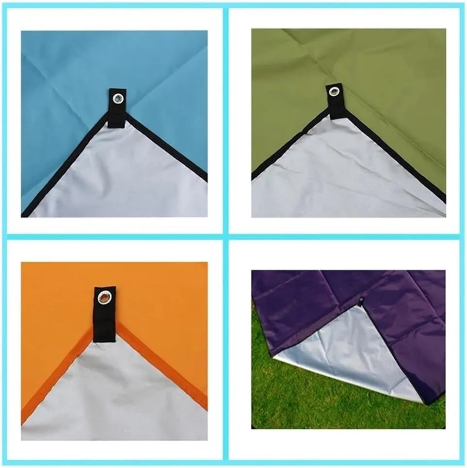 LeosHi Tent Tarp Rain Sun Shade Hammocks Shelter Camping Picnic Awning Cover Waterproof Out Hiking Accessories(Gray), 140 X 200 CM