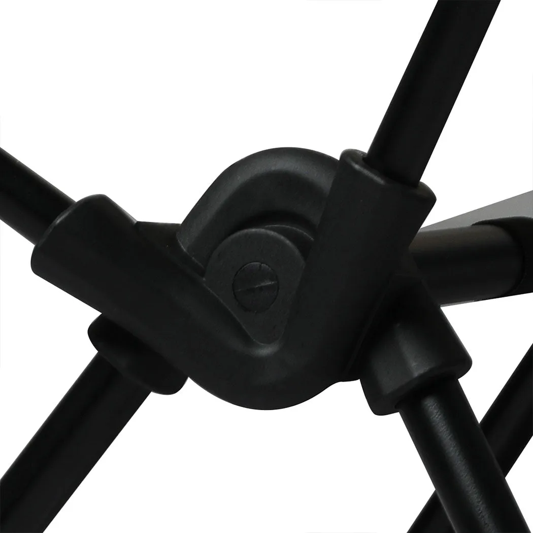 Levede Camping Chair Folding Outdoor Large Black-VIC_Rural
