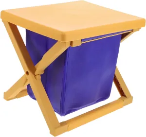 LIFKOME Portable Folding Toilet for Camping Travel Potty for Adults Collapsible Restroom with Lid for Outdoor Activities Boating Hiking and Emergency Use