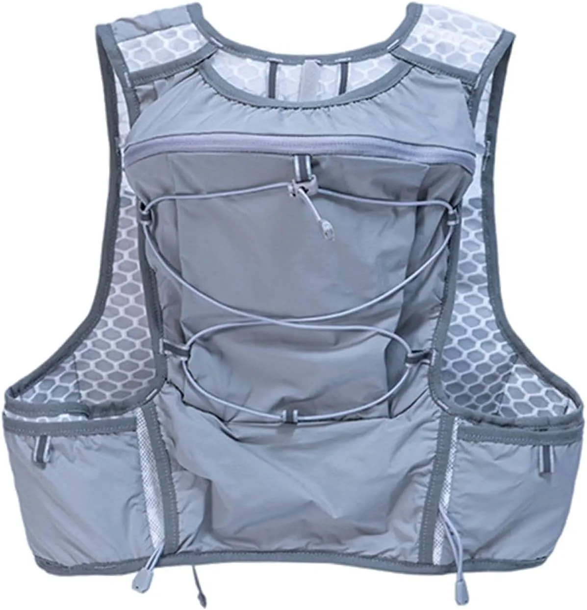 Lightweight Hydration Backpack Water Pack Sport Bag Adjustable Reflective Daypack Rucksack for Cycling Climbing Trail Biking