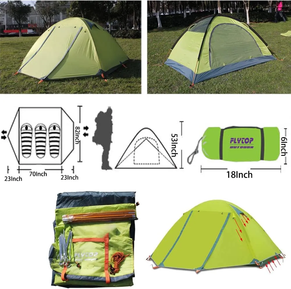 Lightweight Tents for Backpacking, Waterproof Tent for Camping, 4 Season Tent for Outdoor Camp Hiking Hunting Portable Easy Setup