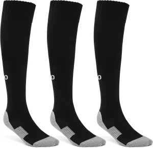 likloks Light Compression Socks (8-15 mmHg) - Cushioned, Arch Support, Breathable - Crew/Over-the-Calf/Knee High - 3 Pairs