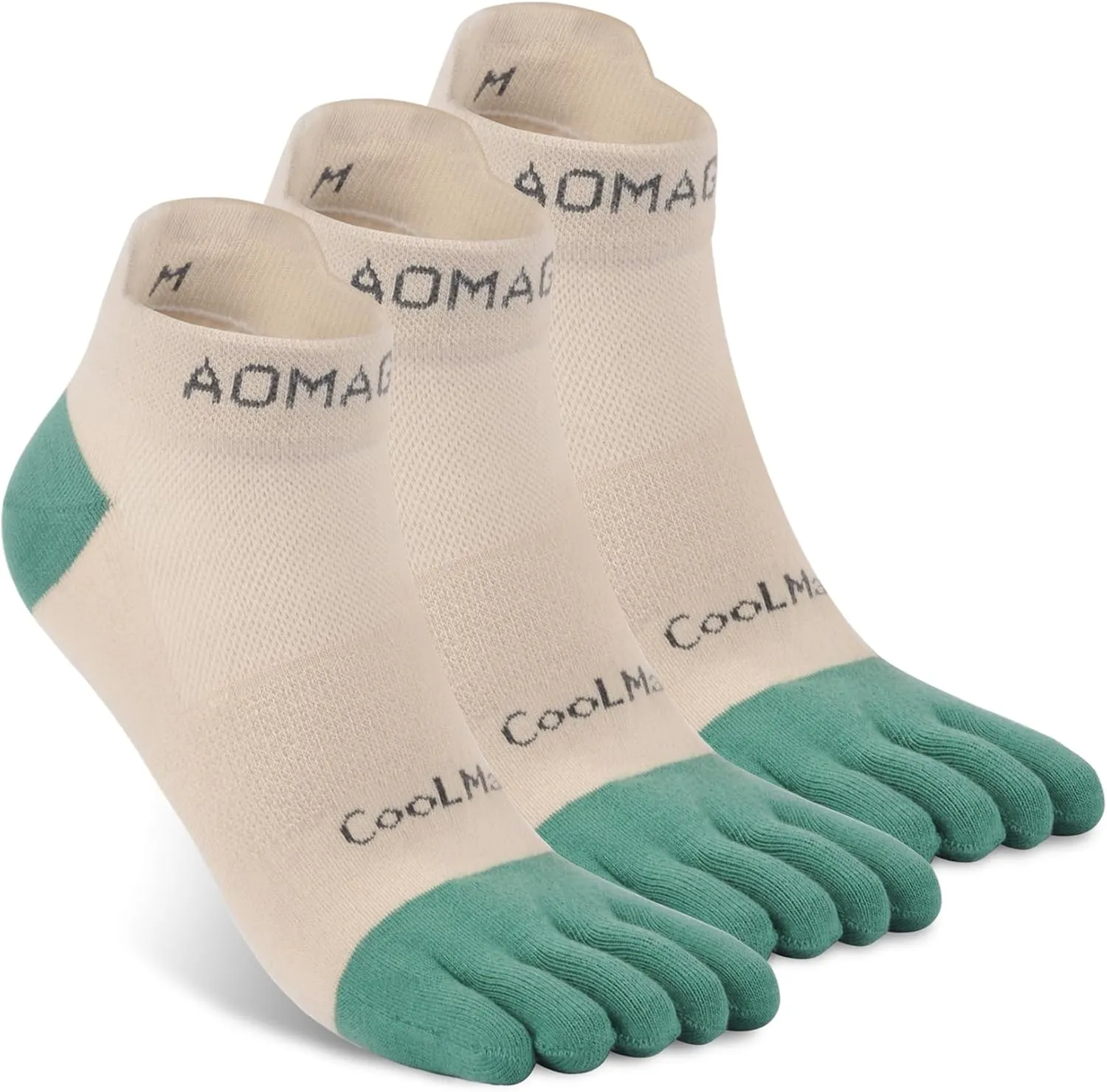 likloks Toe Socks for Women and Men - Athletic Running Coolmax Five Finger Ankle Socks - Soft Comfortable and Breathable