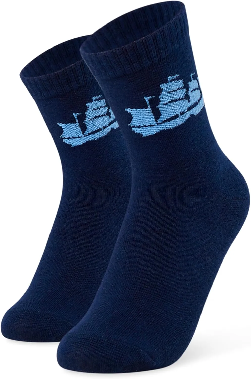 Manchester City FC Boys Socks - Pack of 5 Crew Socks for Teenagers Soft Breathable Size 13-8 Man City Gifts