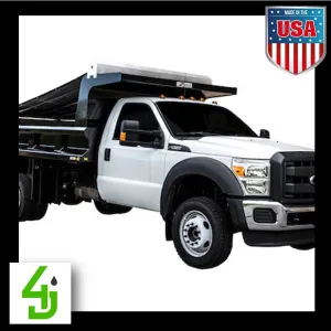Manual Pull-Style Tarp System with Spring Assist - 88 inch - 7 ft x 15 ft - Solid Tarp 554270156