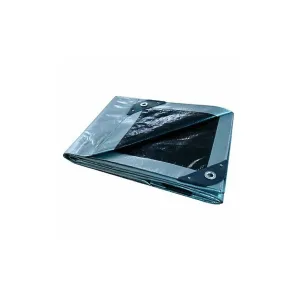 Manufacturer Varies Tarp,Black/Silver,29.33 ft L,14.17 ft W 5WTN8 - 1 Each