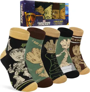 Marvel Mens Ankle Socks, Soft and Breathable Socks Pack of 5 - Gifts for Him