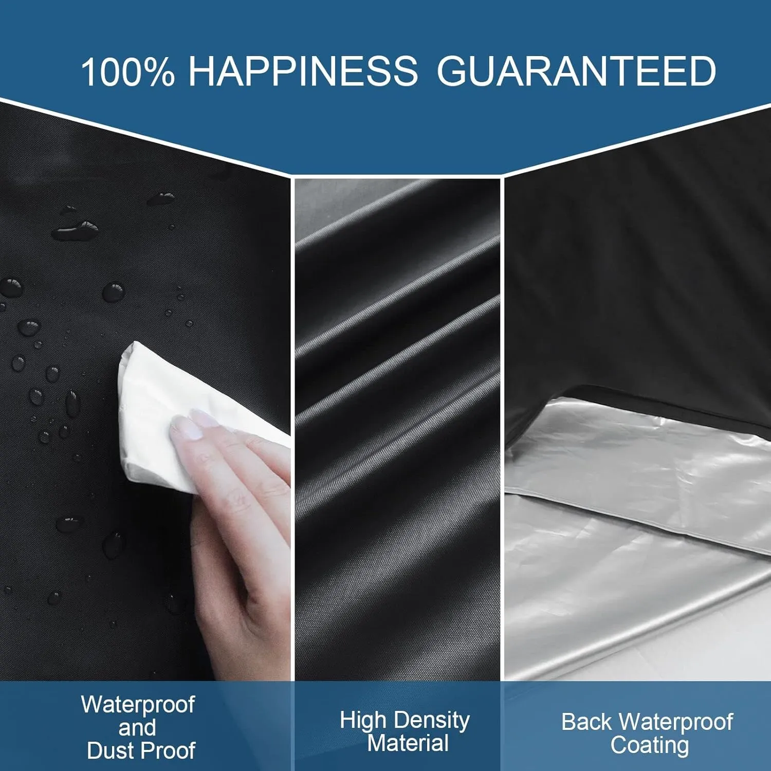Mattress Bags for Moving and Storage, Heavy Duty Queen Mattress Bag with 4 Strong Handles, Waterproof Mattress Cover/Protector for Moving Queen Size, Reusable Thick Tarp, Black