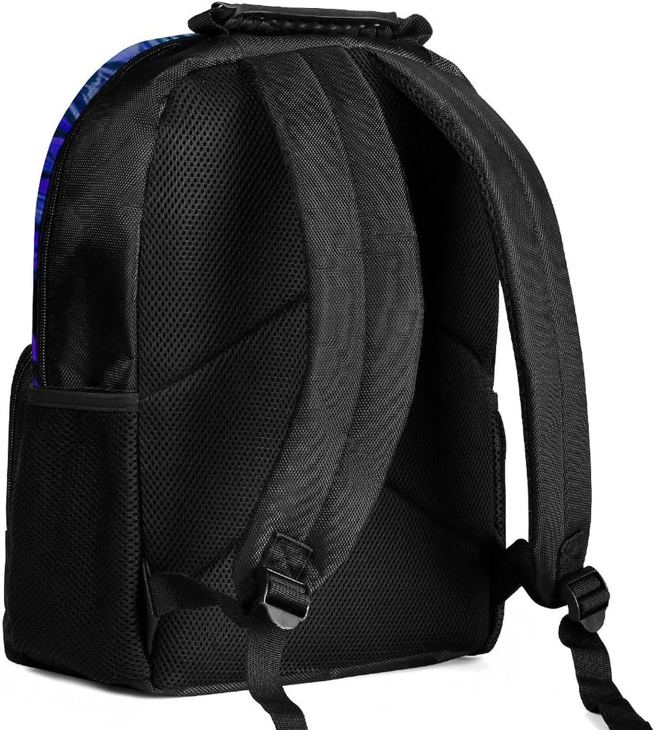 Men Women Lightweight Cute Abstract Owl Psychedelic Art Backpack Large Capacity Carry On Bag With Padded Straps for Sports Work Walking Cycling