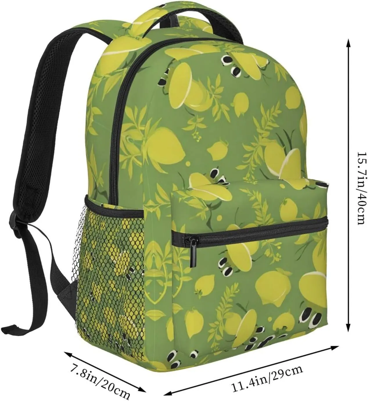 Men Women Lightweight Cute Frog Pattern Backpack Large Capacity Carry On Bag With Padded Straps for Sports Work Walking Cycling