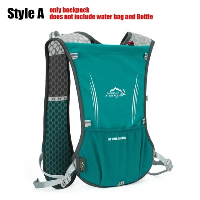 Men Women Sport Running Backpack Hydration Vest Pack Outdoor Racing Marathon Jogging Backpacks Cycling Camelback Trail Water Bag