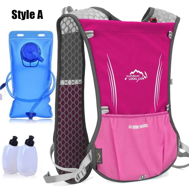 Men Women Sport Running Backpack Hydration Vest Pack Outdoor Racing Marathon Jogging Backpacks Cycling Camelback Trail Water Bag