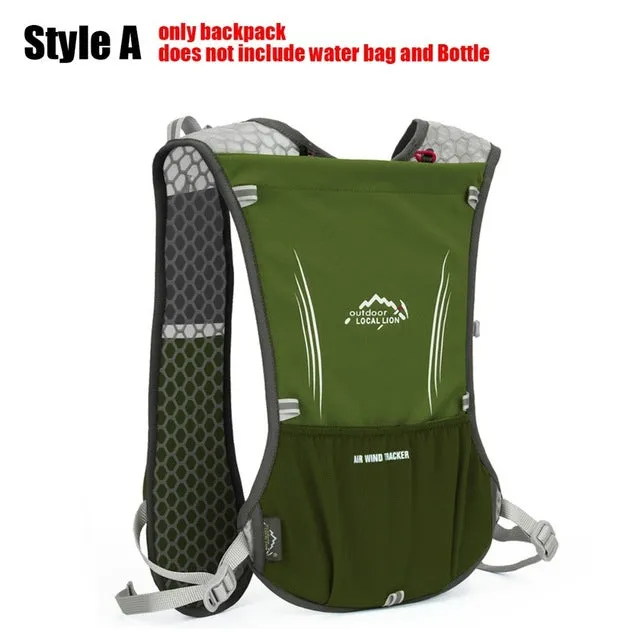 Men Women Sport Running Backpack Hydration Vest Pack Outdoor Racing Marathon Jogging Backpacks Cycling Camelback Trail Water Bag