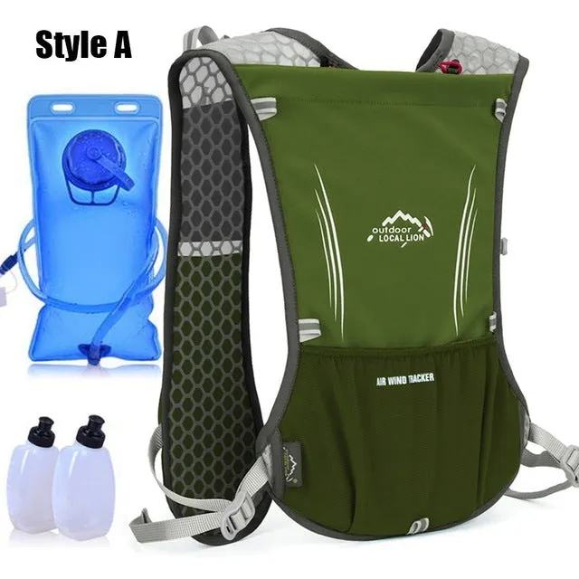 Men Women Sport Running Backpack Hydration Vest Pack Outdoor Racing Marathon Jogging Backpacks Cycling Camelback Trail Water Bag