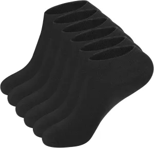 Men's and Women's Athletic Running Socks (5Pairs) black