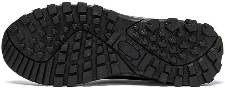 Men's Hands Free Slip On Walking Leather Shoes Loafers Slip-ins Working Dress Casual Outdoor Lightweight Cushioning Comfortable Breathable Hiking All-Terrain Ankle Boots Trekking