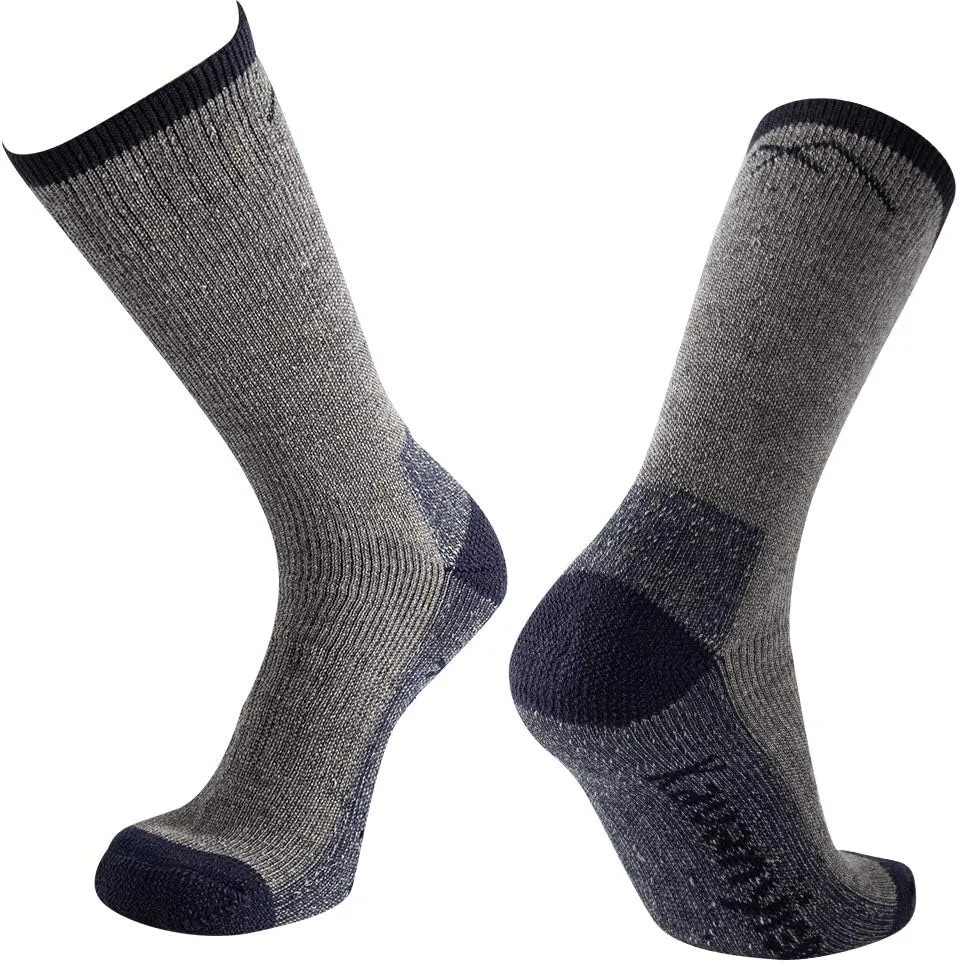Men's Merino Wool Hiking Socks Breathable Athletic Crew Thicken